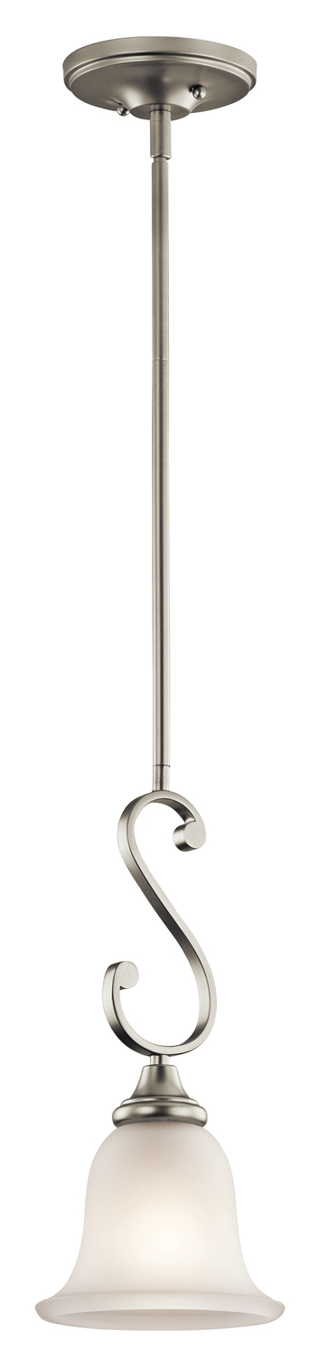 Monroe™ 1 Light Mini Pendant Brushed Nickel