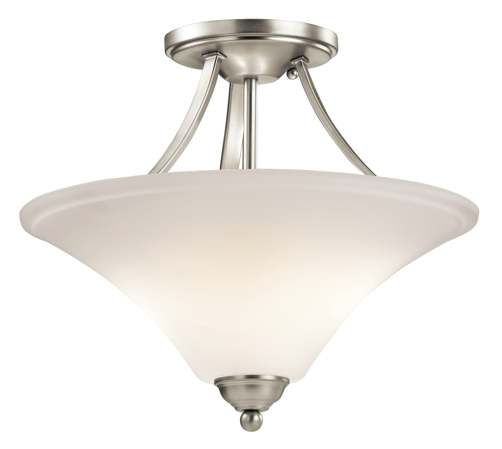 Keiran™ 2 Light Semi Flush Brushed Nickel