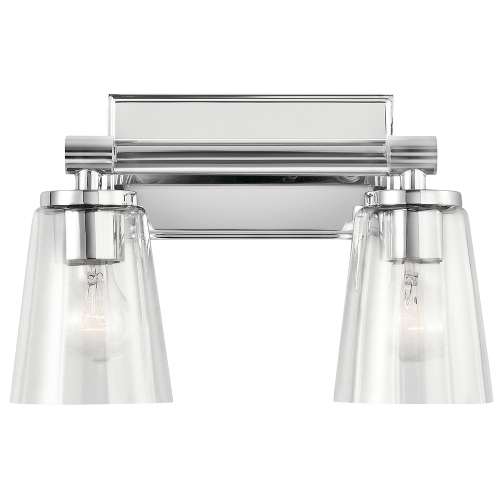 Audrea™ 2 Light Vanity Light Chrome