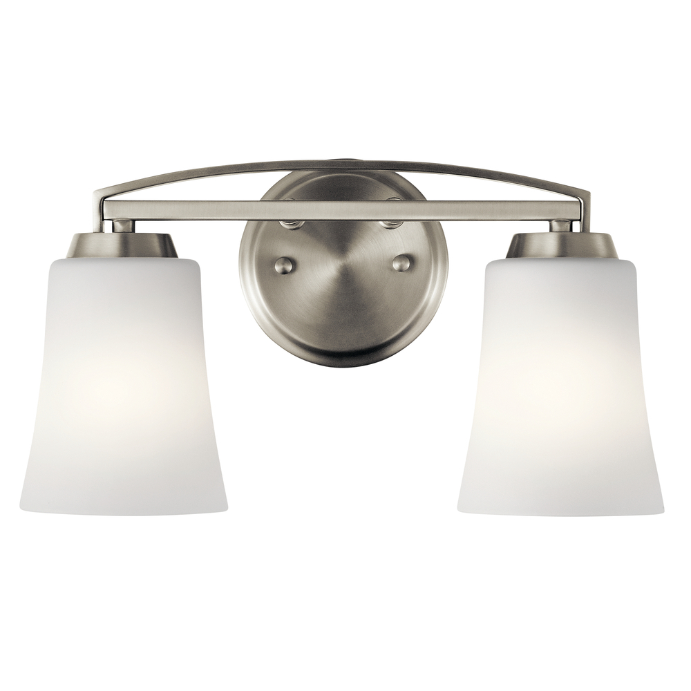 Tao 2 Light Vanity Light Brushed Nickel