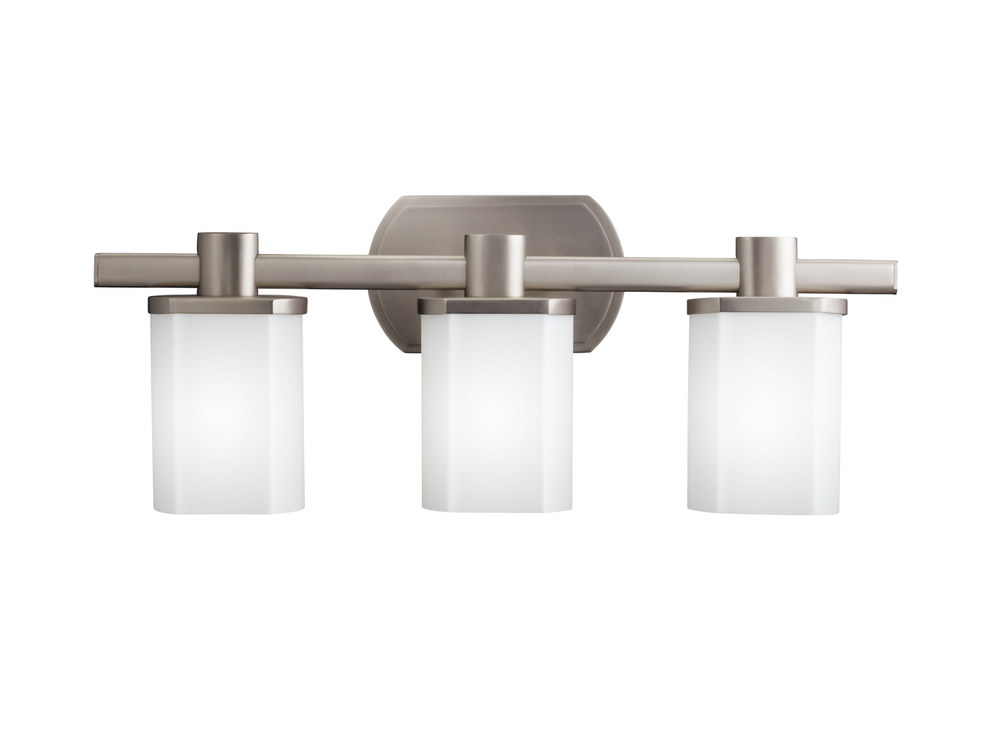 LEGÃ‰™ 3 Light Vanity Light Brushed Nickel