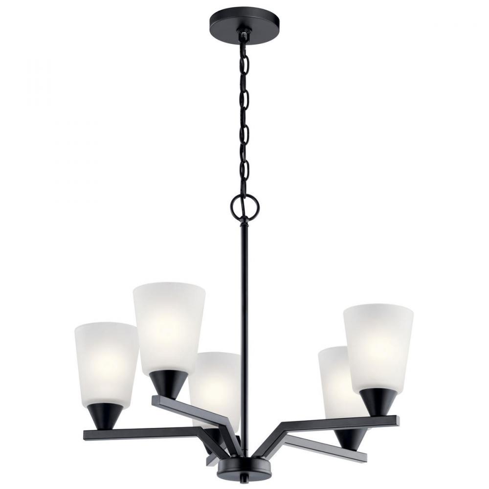 Skagos™ 5 Light Chandelier Black