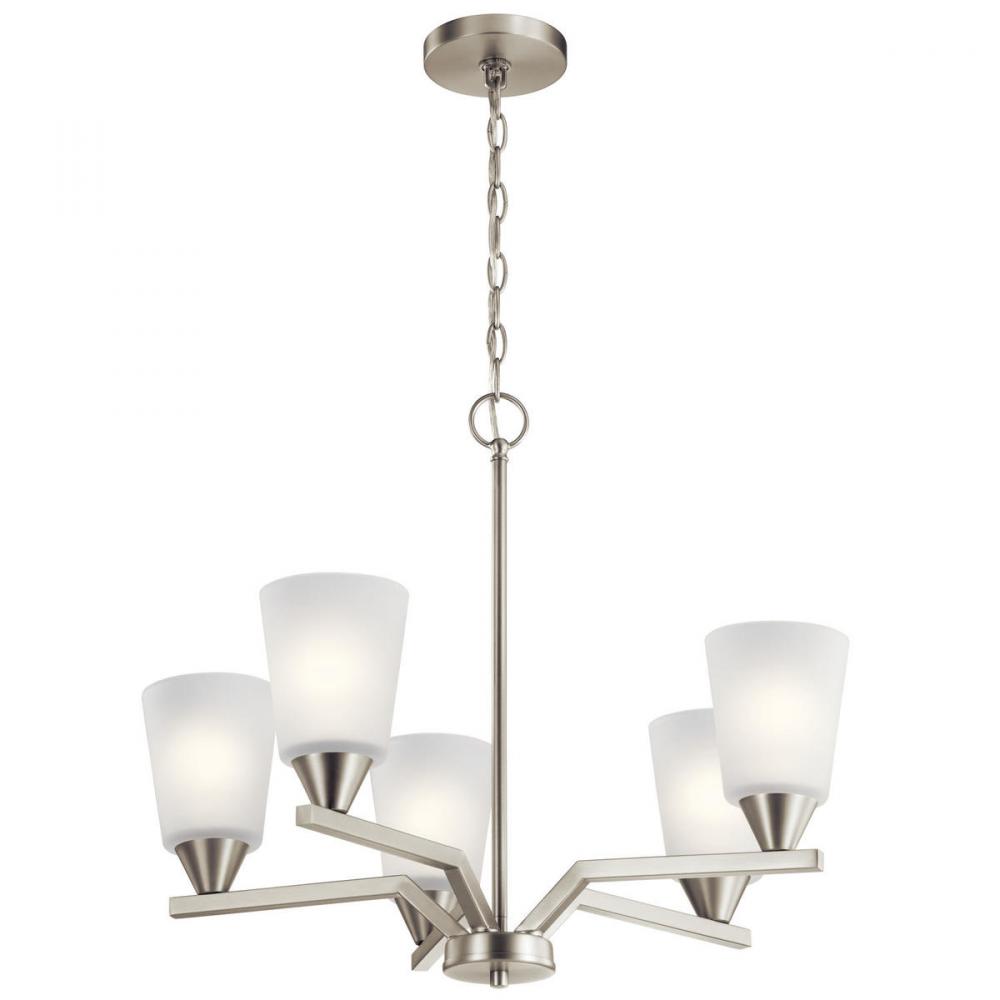 Skagos™ 5 Light Chandelier Brushed Nickel