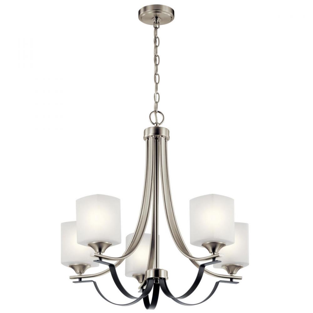 Tula™ 5 Light Chandelier Brushed Nickel