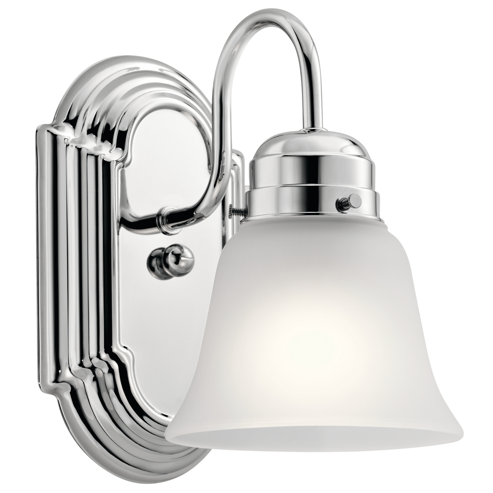 1 Light Wall Sconce Chrome