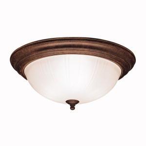 15.25&#34; 3 Light Flush Mount Tannery Bronze™