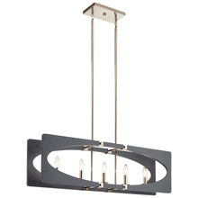 Kichler 44361DWG - Alscar™ 5 Light Linear Chandelier Driftwood Grey