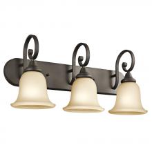 Kichler 45055OZL18 - Monroe™ 3 Light Vanity Light with LED Bulbs Olde Bronze®