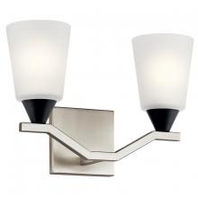 Kichler 55028NI - Skagos™ 2 Light Vanity Light Brushed Nickel