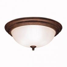 Kichler 8655TZ - 15.25" 3 Light Flush Mount Tannery Bronze™