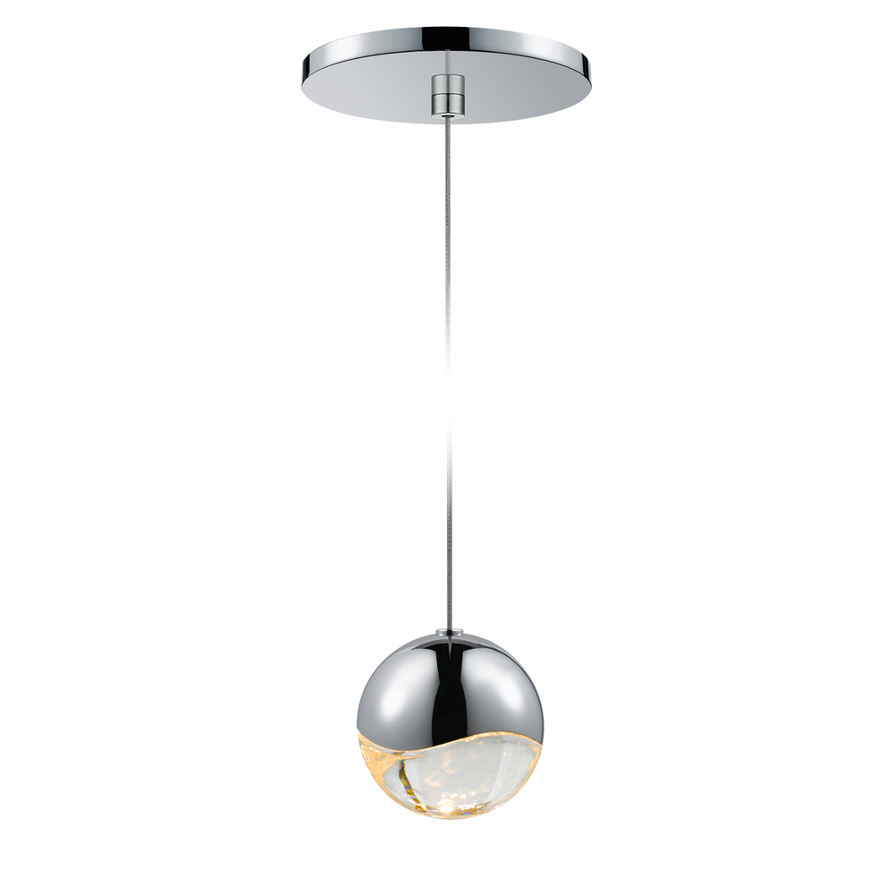 Medium LED Pendant w/Round Canopy