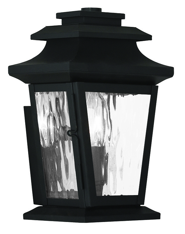 1 Light Black Outdoor Wall Lantern