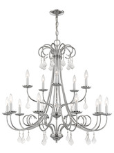 Livex Lighting 40879-05 - 15 Lt CH Foyer Chandelier