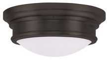 Livex Lighting 7343-07 - 3 Light Bronze Ceiling Mount