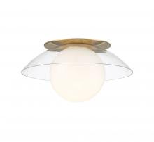 Lib & Co. US 10125-05 - Ancona, Small 1 Light Ceiling / Wall Mount, Soft Brass