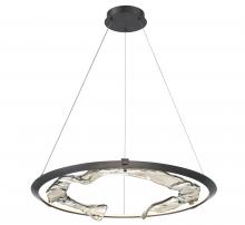 Lib & Co. US 10176-015 - Nettuno, Large LED Chandelier, Metallic Brushed Grey