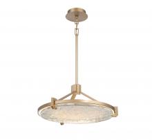 Lib & Co. US 12101-014 - Raffinato, Small LED Chandelier, Brushed Gold