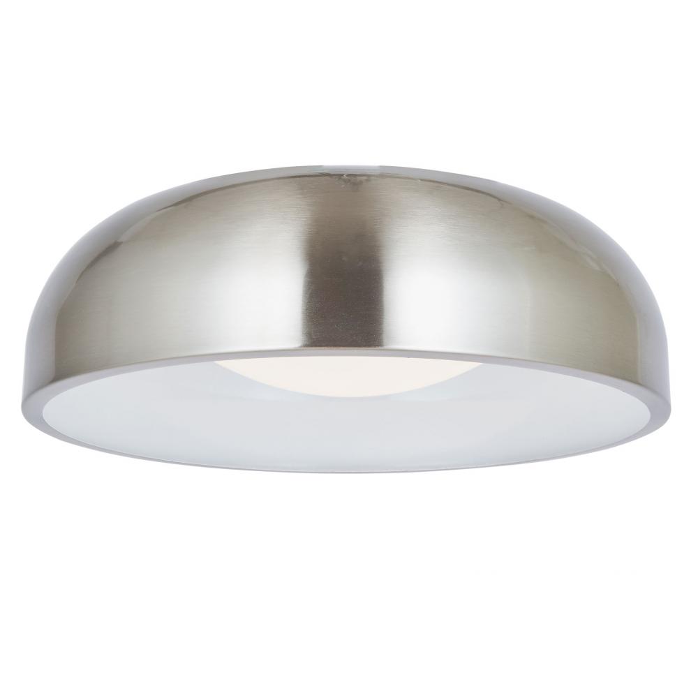 13&#34; 3CCK Inner Curve Flushmount with Opal Glass Diffuser