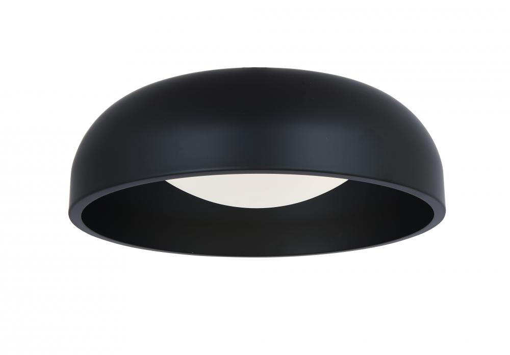 13&#34; 3CCK Inner Curve Flushmount with Opal Glass Diffuser