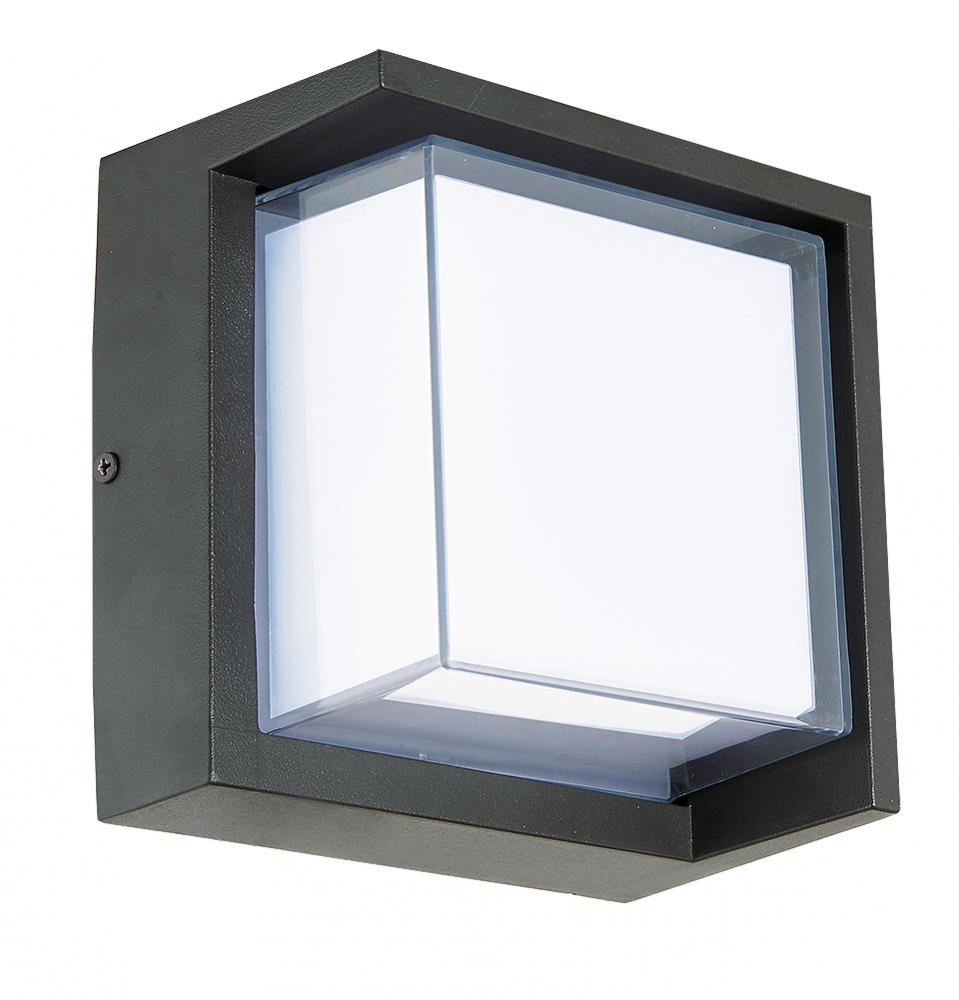 Square Hooded Wet Location Wall Sconce