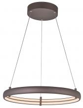 Abra Lighting 10007PN-BZ-Sling - Small Dual LED Band Ring Pendant