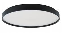 Abra Lighting 30054FM-BL-Tambourine - 19" Low Profile Flushmount with Soft Uplight