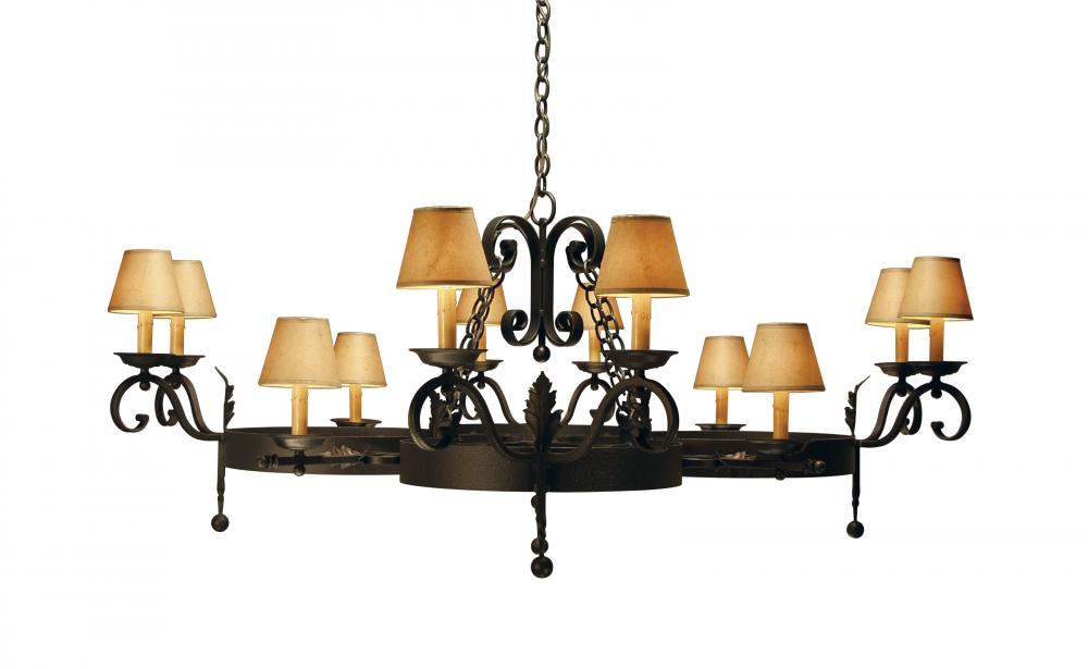 60&#34; Wide Andorra 12 Light Chandelier