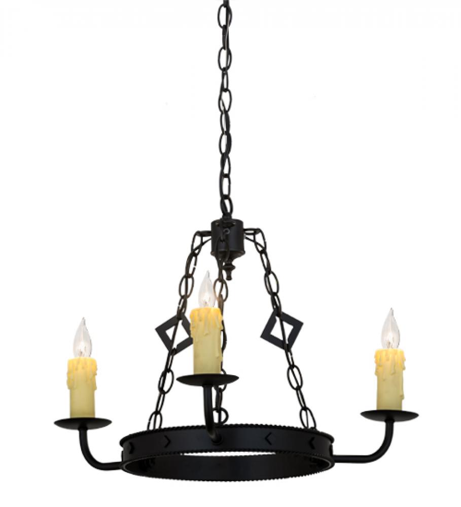 24&#34;W Elvita 3 LT Chandelier