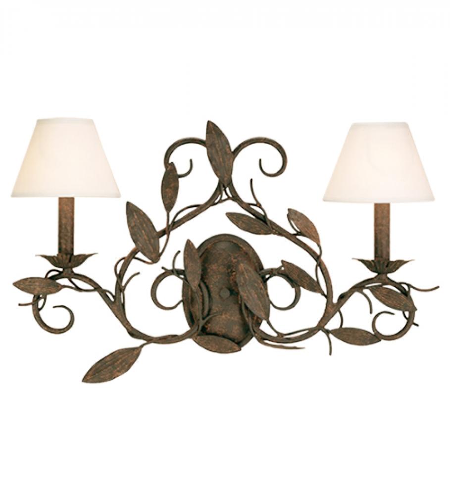 21&#34; Wide Branches 2 Light Wall Sconce