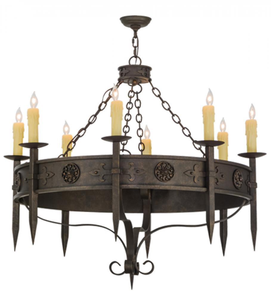 42&#34;W Calandra 8 LT Chandelier