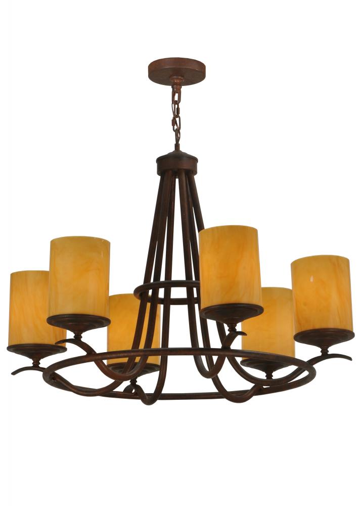 36&#34; Wide Octavia 6 LT Chandelier