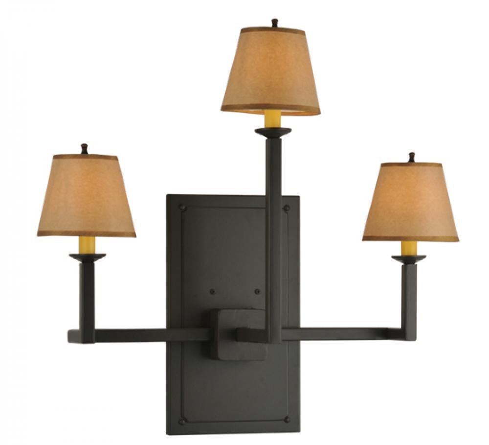 25&#34;W Brach Ring 3 LT Wall Sconce