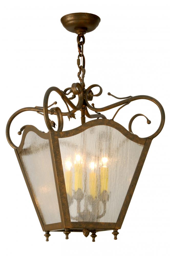 16&#34; Square Terena 4 Light Pendant