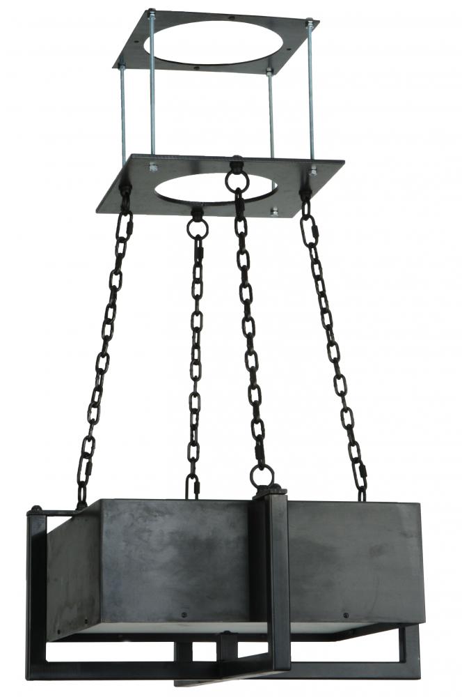 22&#34;Sq Quadrato Brew Pendant