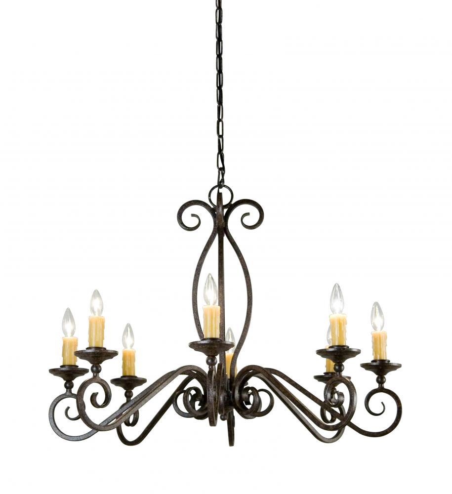 36&#34; Wide Wallis 8 Light Chandelier