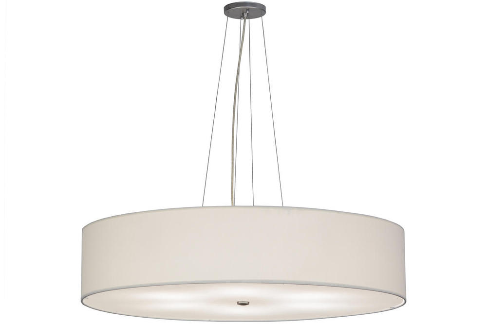 36&#34; Wide Cilindro White Textrene Pendant