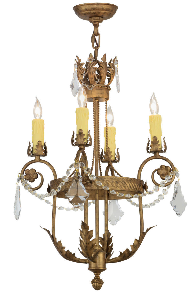 18&#34;W Antonia 4 LT Chandelier