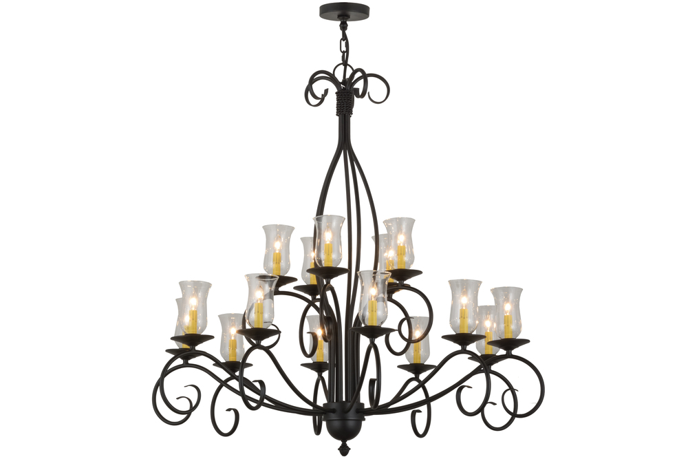 48&#34;W Sienna 15 LT Two Tier Chandelier