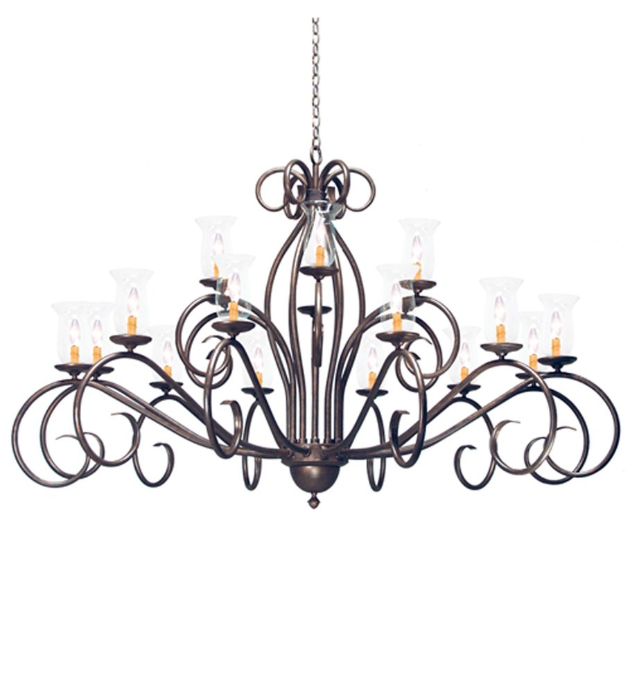 72&#34; Wide Sienna 18 Light Two Tier Chandelier