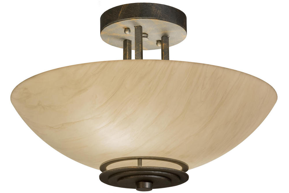 15&#34;W Thurston Semi-Flushmount