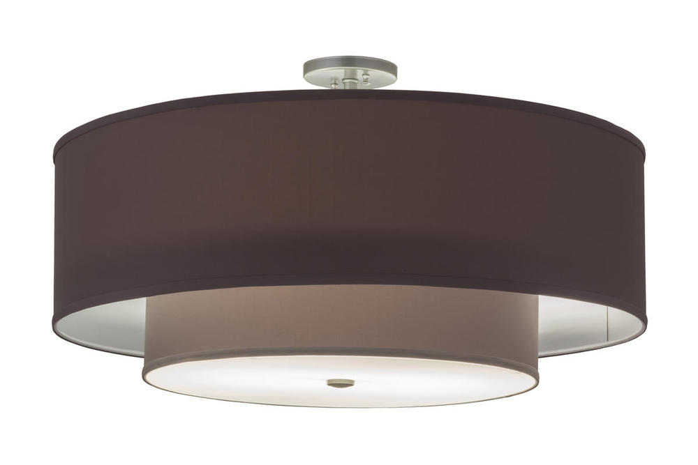 30&#34;W Cilindro Textrene Two Tier Pendant