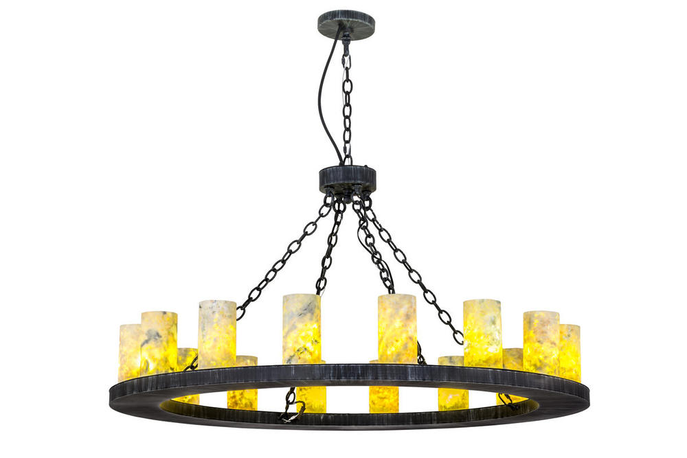 48&#34;W Loxley Jadestone 16 LT Chandelier