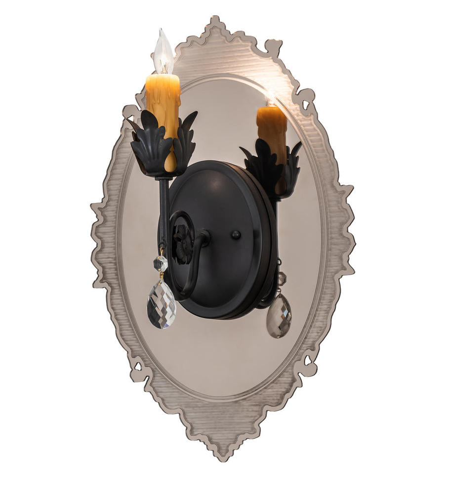 13&#34; Wide Antonia Mirror Wall Sconce