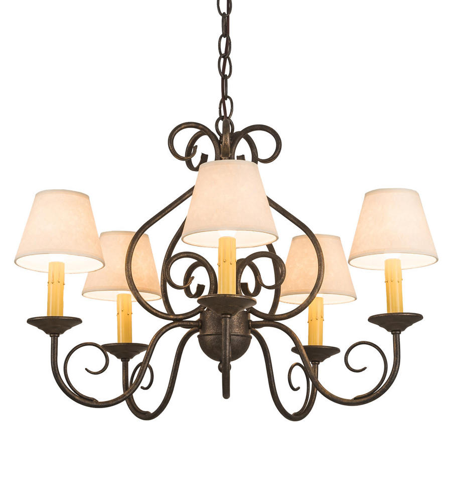 24&#34; Wide Jenna 5 LT Chandelier