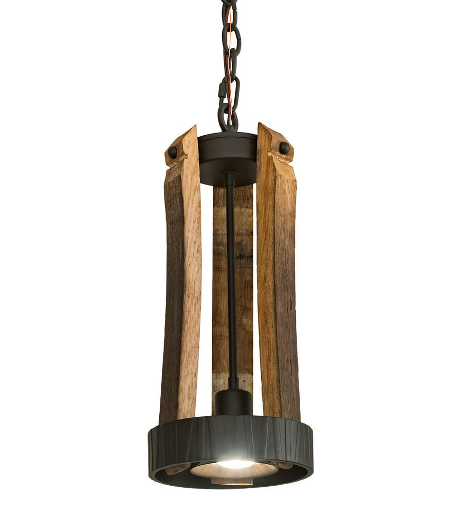 7.5&#34; Wide Barrel Stave Pendant