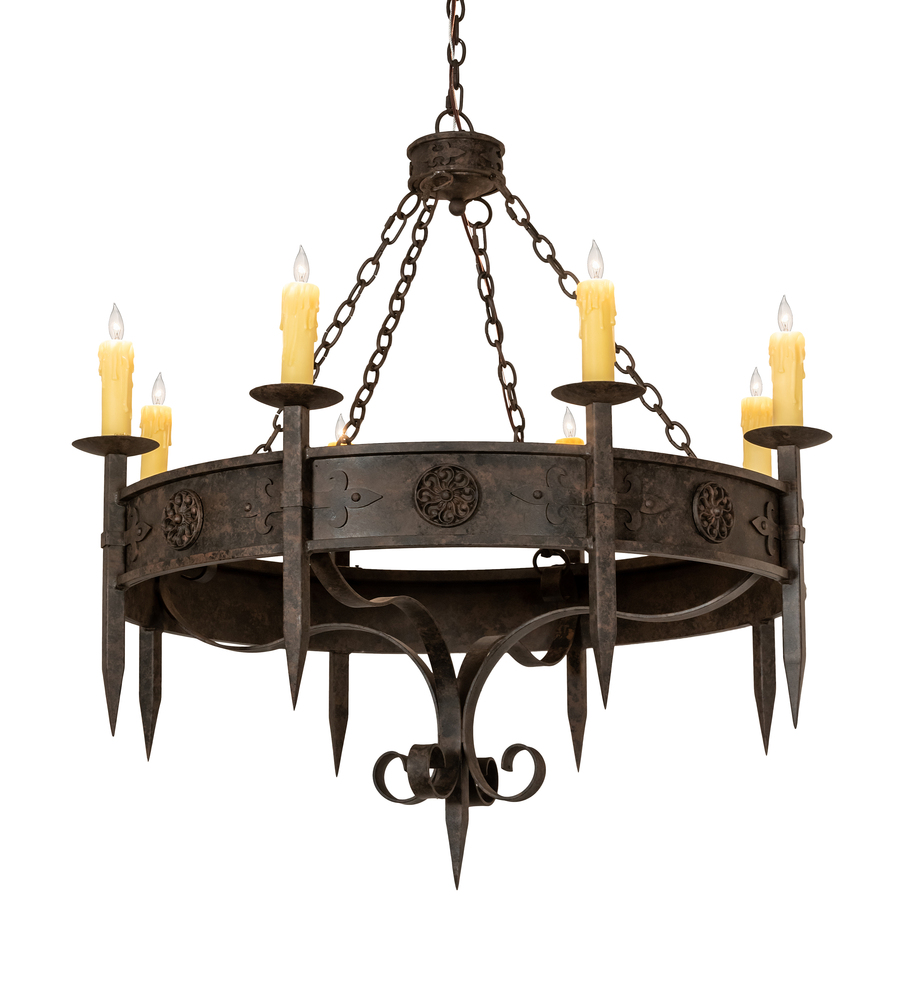 42&#34; Wide Calandra 8 Light Chandelier