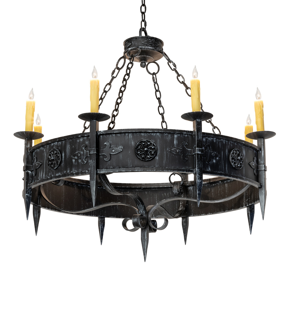 42&#34; Wide Calandra 8 Light Chandelier