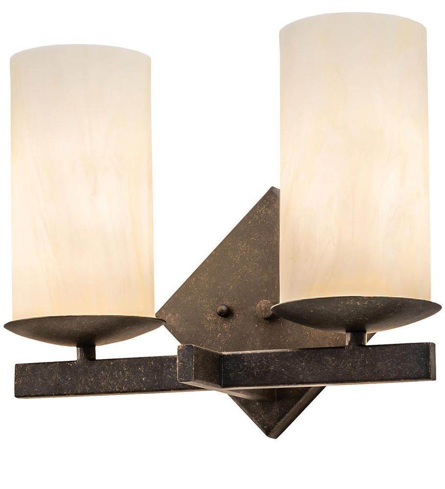 12&#34; Wide Dante 2 Light Wall Sconce