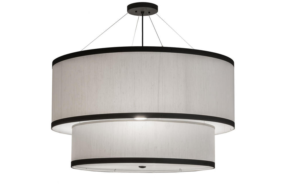 36&#34; Wide Cilindro 2 Tier Textrene Pendant