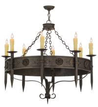 2nd Avenue Designs Blue 115641 - 42"W Calandra 8 LT Chandelier